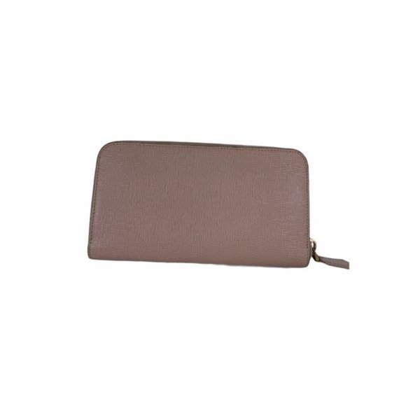 Authentic Fendi Wallet Long Hardware Blush Pink Leather Used Vintage - Picture 2 of 9